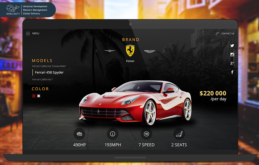 Luxury Motor Club (Development and Design) screenshot 4